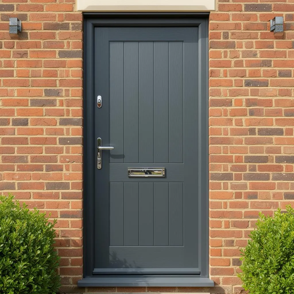 Before and after — Anthracite Grey Composite in Southampton, by Restoration Glazing