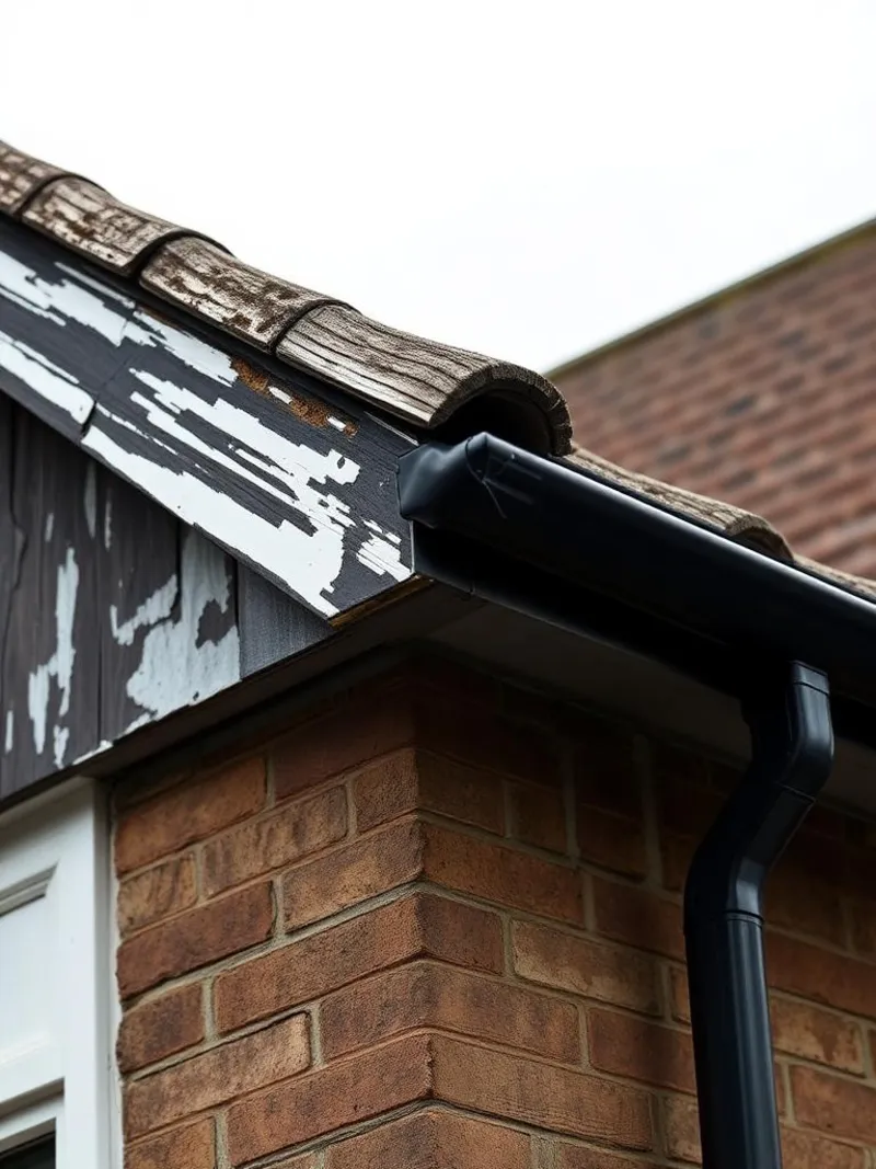 Before and after — uPVC Fascia Installation in Southampton, by Restoration Glazing
