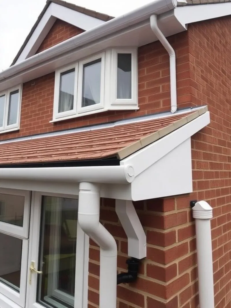 Before and after — Full Roofline Package in Winchester, by Restoration Glazing