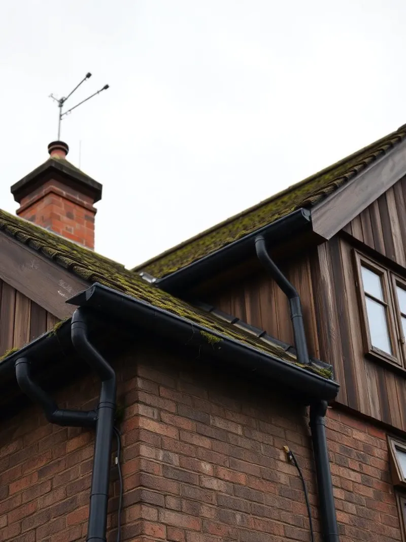 Before and after — Full Roofline Package in Winchester, by Restoration Glazing