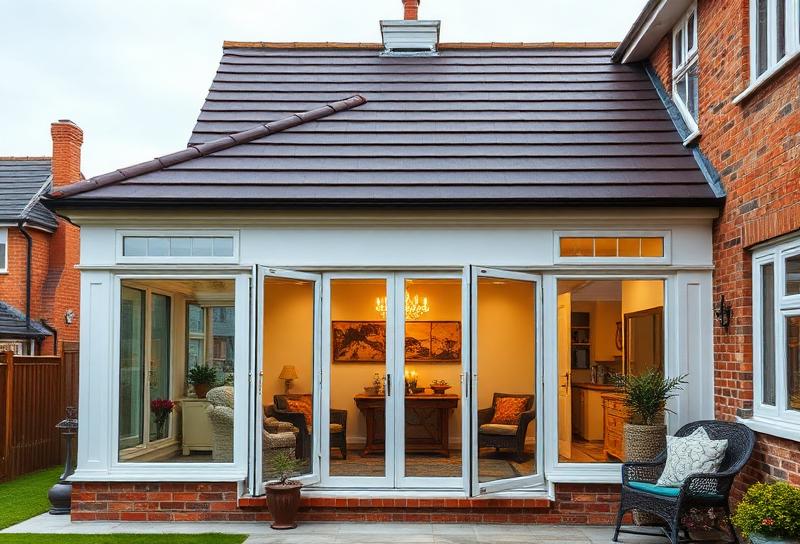 Insulated warm roof replacement on a conservatory
