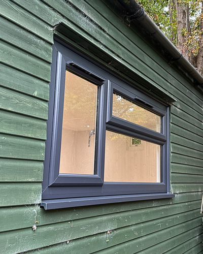 Before and after — uPVC Window Installation in Southampton, by Restoration Glazing