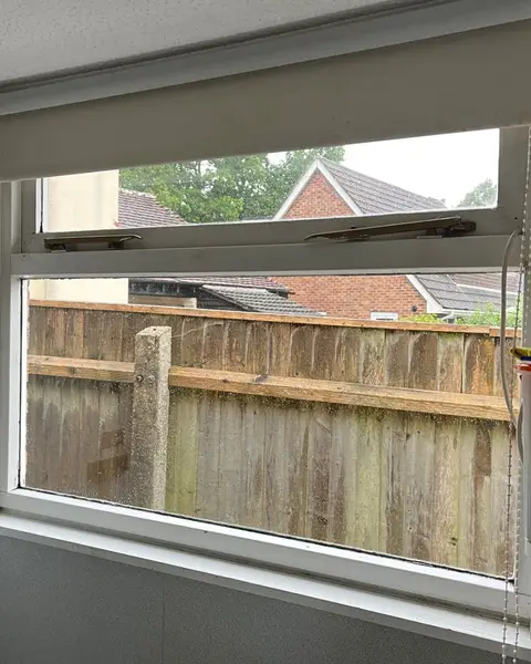 Before and after — Wooden Window Replacement in Bournemouth, by Restoration Glazing
