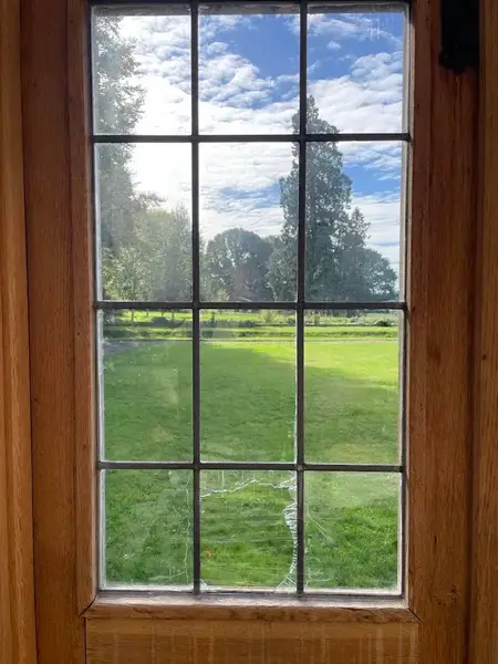 Before and after — wooden window repair in Bournemouth, by Restoration Glazing